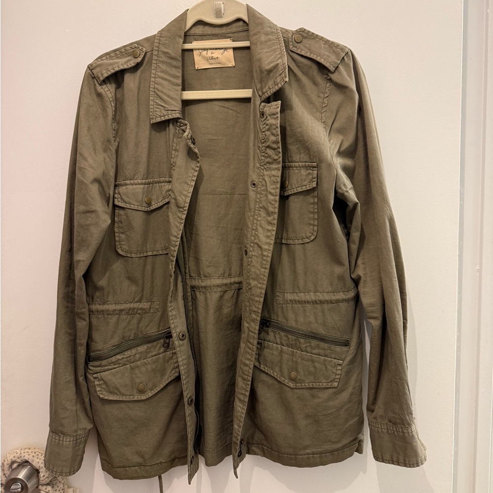 Velvet Olive Green Jacket